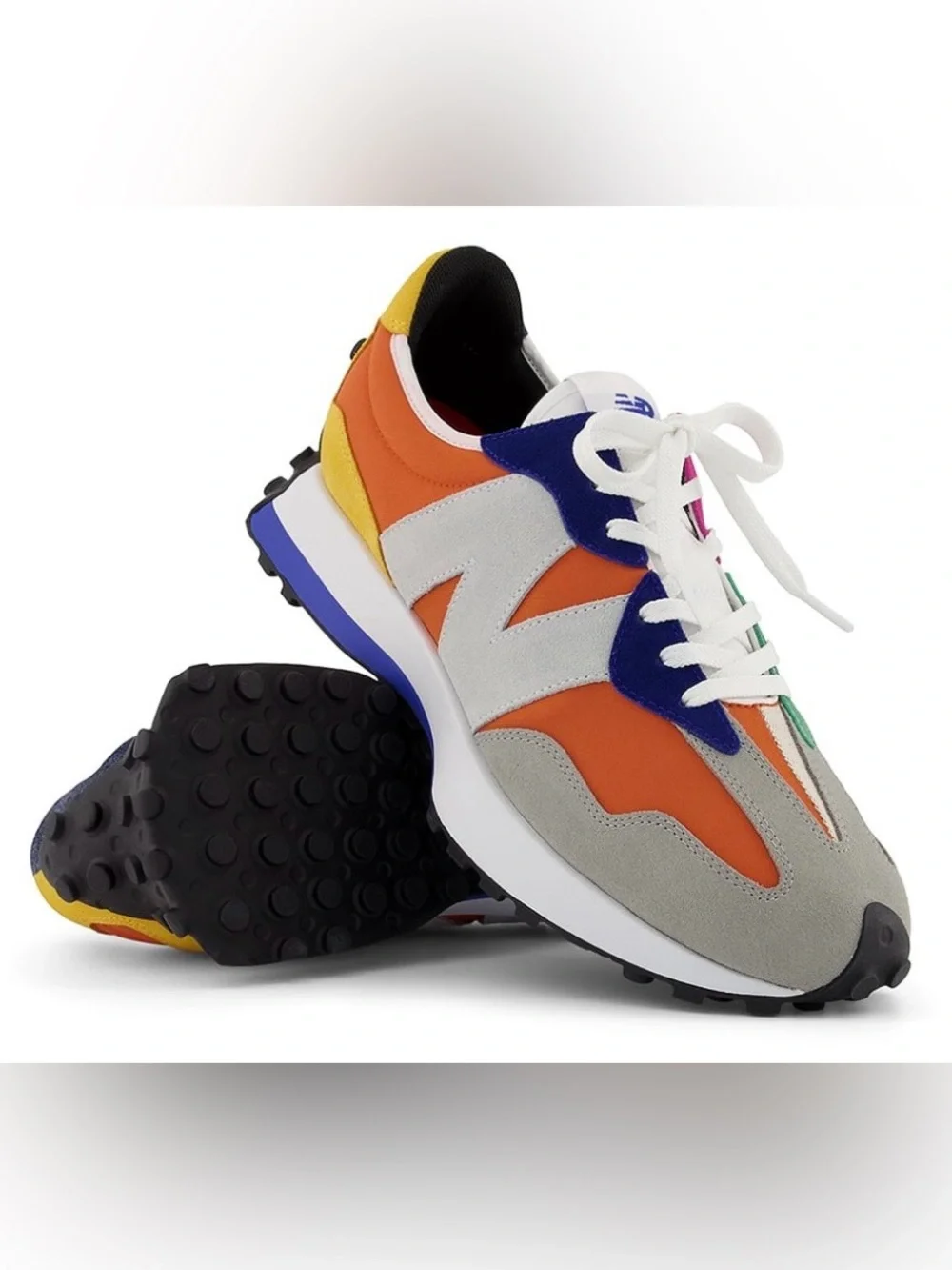 New Balance | Men’s 327 Multicolor Suede/Canvas Dejonte Murray Sneakers Size 7.5 - Picture 1 of 14